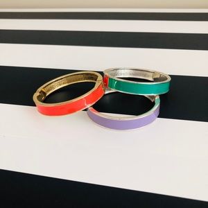 Glossy bright bangles